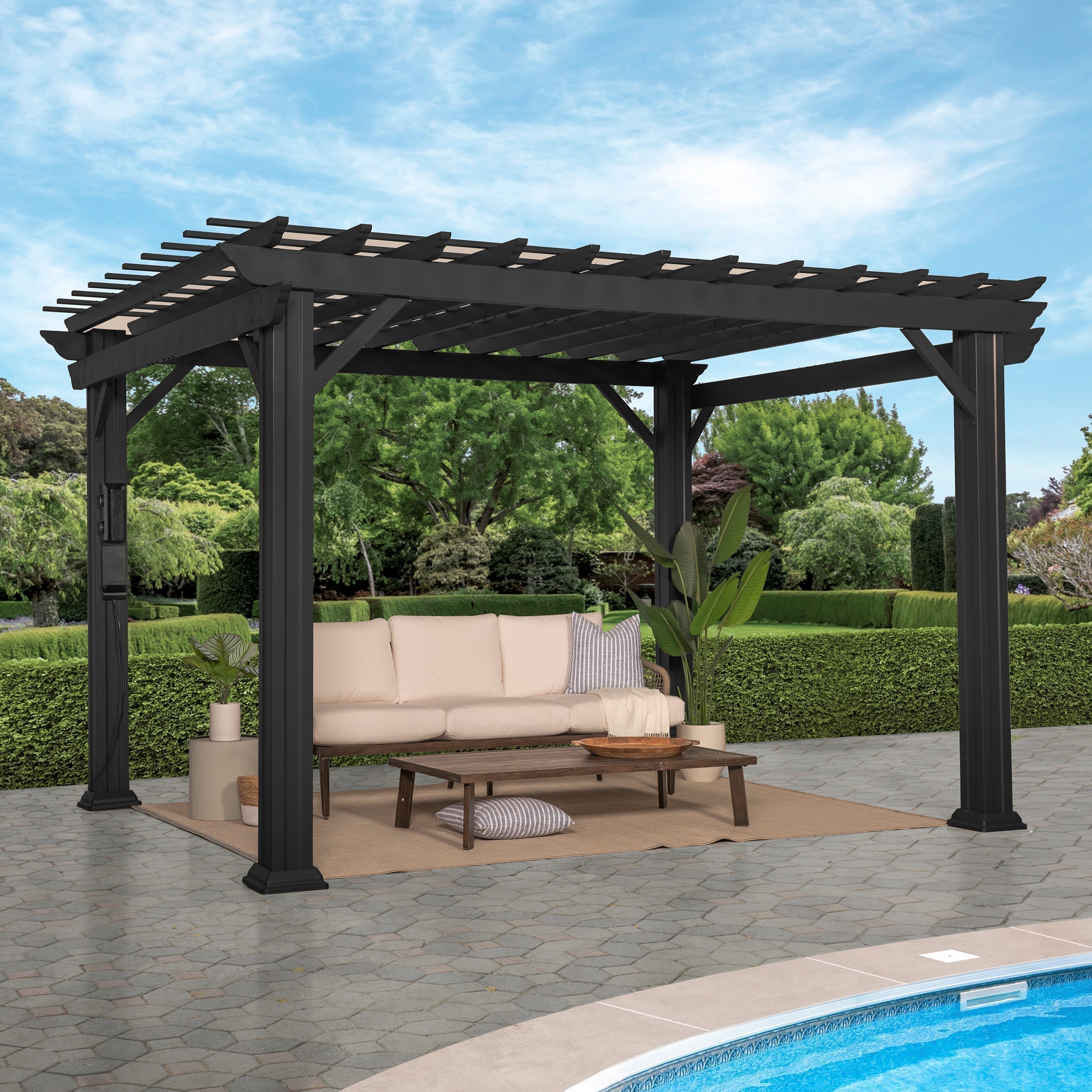 12x10-stratford-traditional-steel-pergola-with-sail-shade-soft-canopy